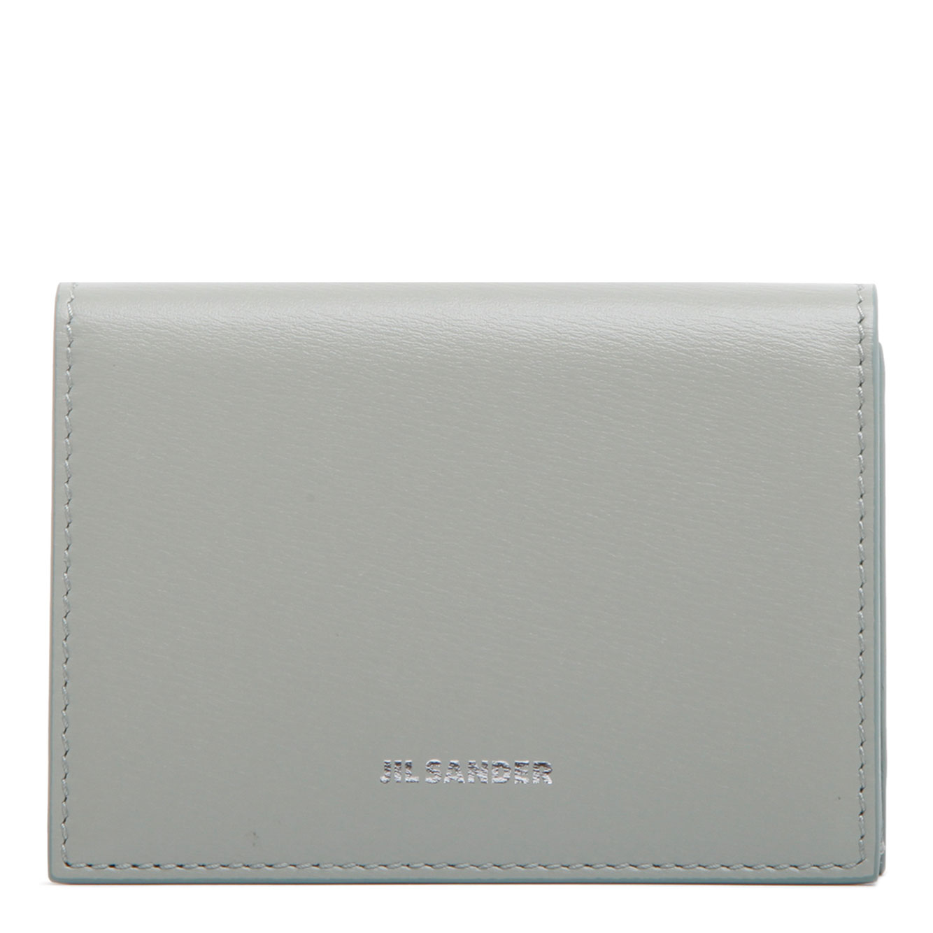 JIL SANDER SEA FOAM 카프 레더 로고 레터링 퍼스 MODEL J07UI0011P5355054